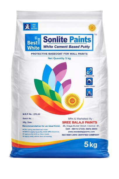 White Cement Based Putty